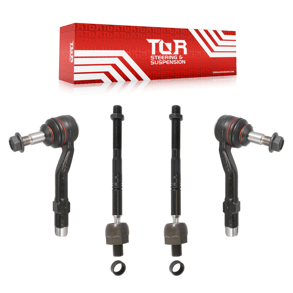 Front Steering Tie Rod End Kit For BMW 530i 528i 525i 650i 535i 550i 645Ci 545i M5 M6 KTR-101908