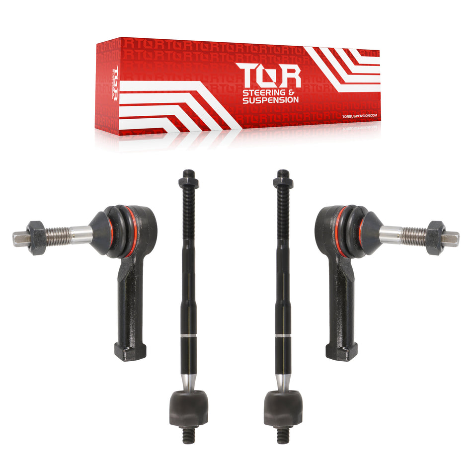 Front Steering Tie Rod End Kit For Ford Taurus Flex Lincoln MKS MKT KTR-101945