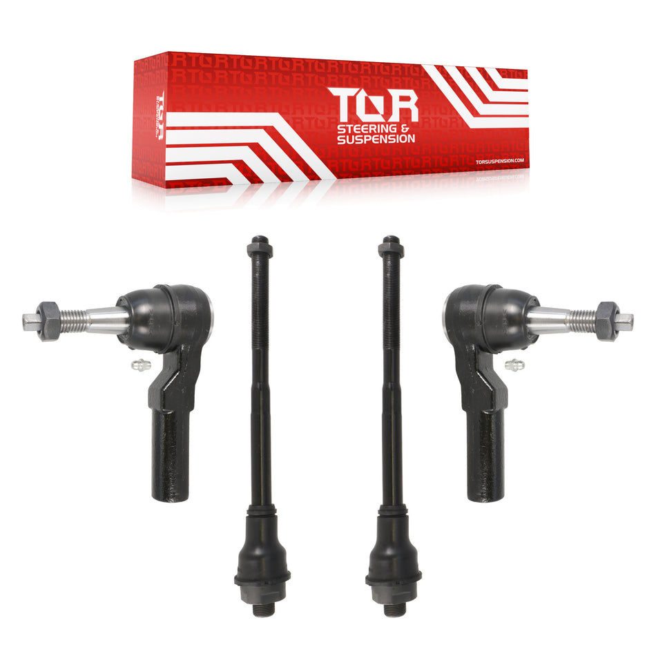 Front Steering Tie Rod End Kit For 2011-2019 Chevrolet Silverado 2500 HD GMC Sierra 3500 KTR-101954