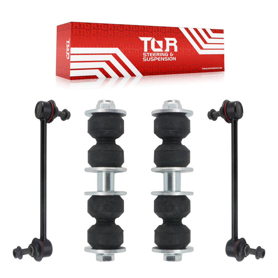 Front Rear Suspension Stabilizer Bar Link Kit For Nissan Frontier 5" Length KTR-102002