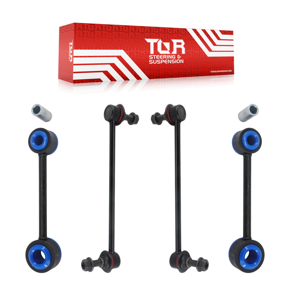 Front Rear Suspension Stabilizer Bar Link Kit For 2005-2014 Ford Mustang With 22mm Sway Diameter KTR-102124