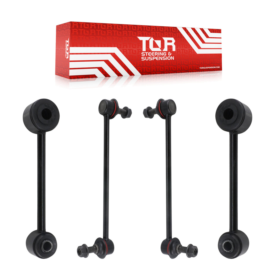 Front Rear Suspension Stabilizer Bar Link Kit For 2005-2014 Ford Mustang With 18mm Sway Diameter KTR-102125