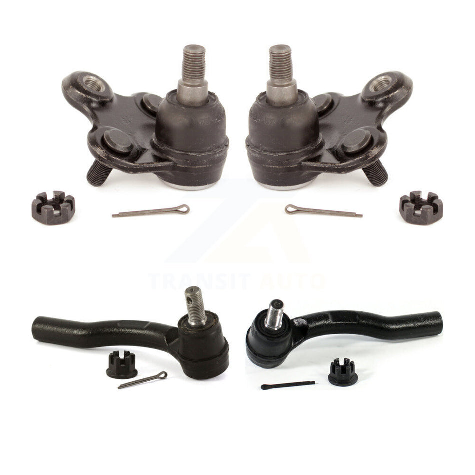 Front Suspension Ball Joint And Tie Rod End Kit For 2012-2016 Honda CR-V Bolt-On Type KTR-102458