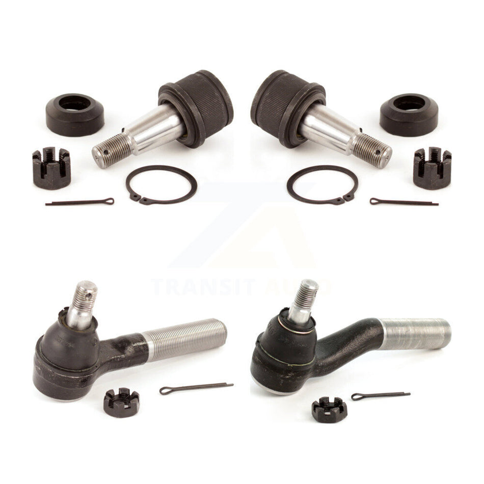 Front Suspension Ball Joint And Tie Rod End Kit For Ford E-350 Super Duty E-250 Econoline Club Wagon E-450 KTR-102507