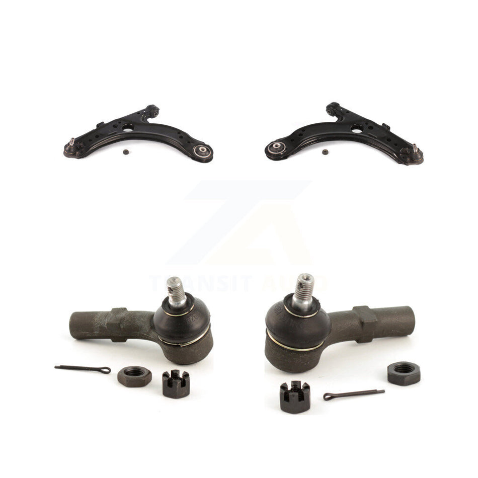 Front Suspension Control Arm Assembly And Tie Rod End Kit For Volkswagen Jetta Beetle Golf City KTR-102660