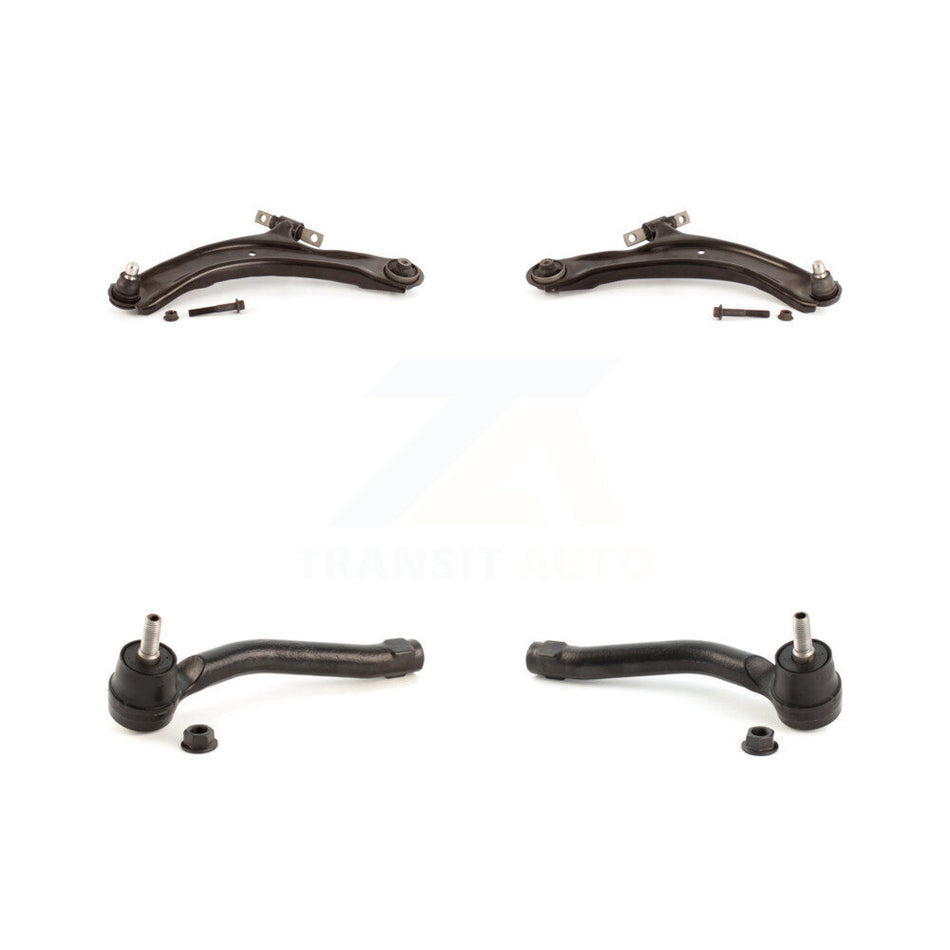 Front Suspension Control Arm Assembly And Tie Rod End Kit For Nissan Rogue Select KTR-102670
