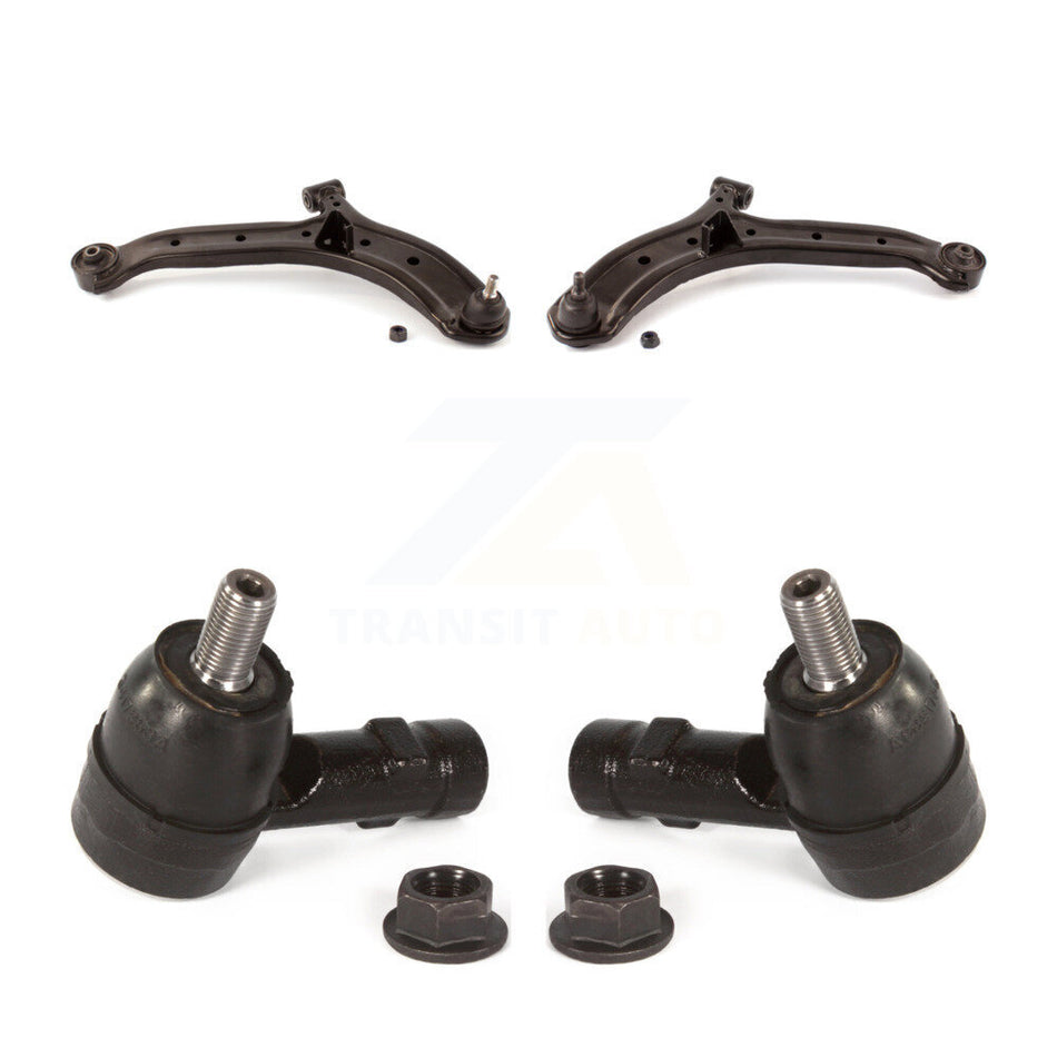 Front Suspension Control Arm Assembly And Tie Rod End Kit For 2000-2005 Hyundai Accent KTR-102720