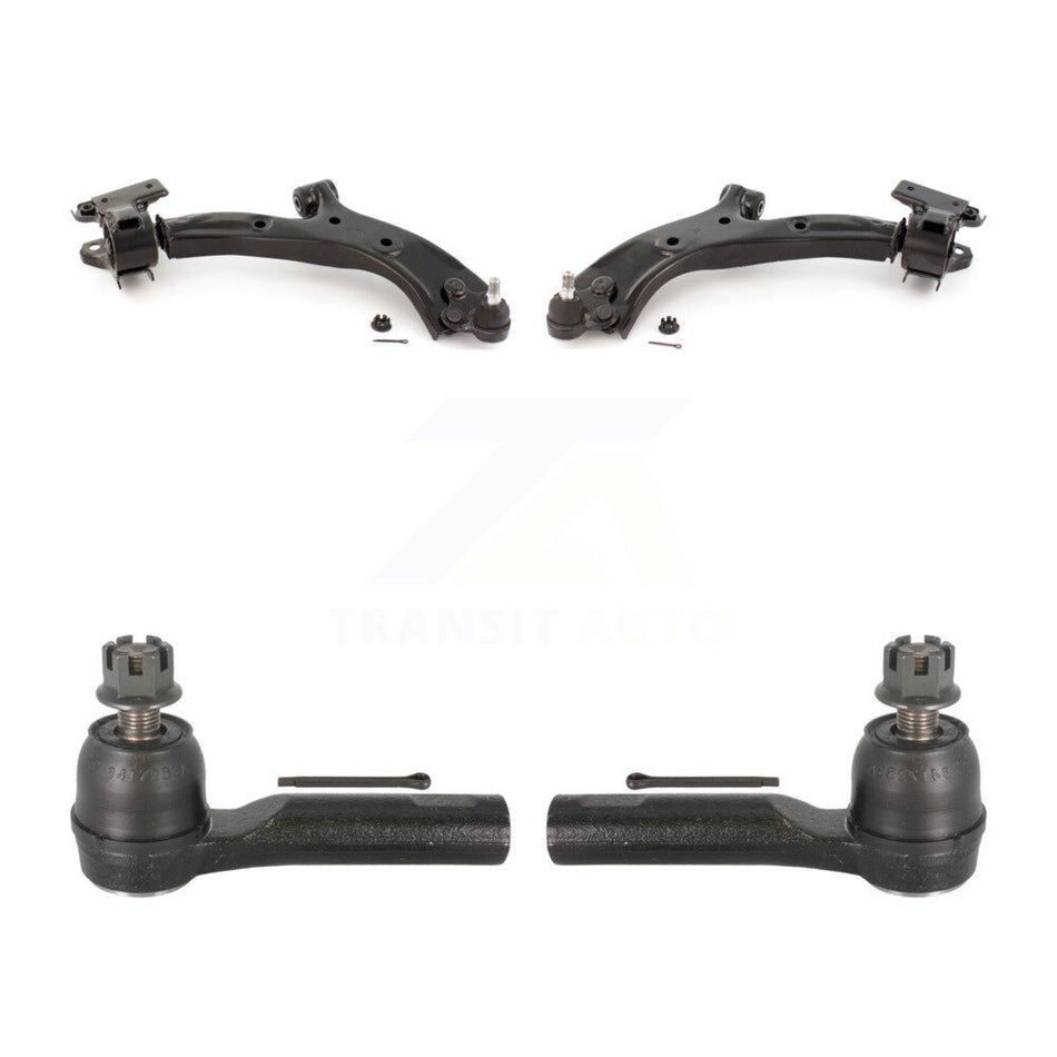 Front Suspension Control Arm Assembly And Tie Rod End Kit For 2007-2011 Honda CR-V Vehicles Manufactured In Japan KTR-102754