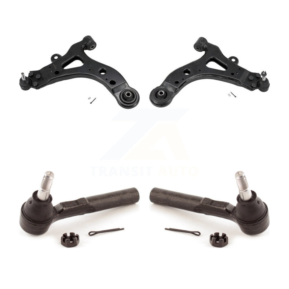 Front Suspension Control Arm Assembly And Tie Rod End Kit For Chevrolet Uplander Pontiac Montana Buick Terraza Saturn Relay Without Sway Bar Mounting Tab KTR-102786