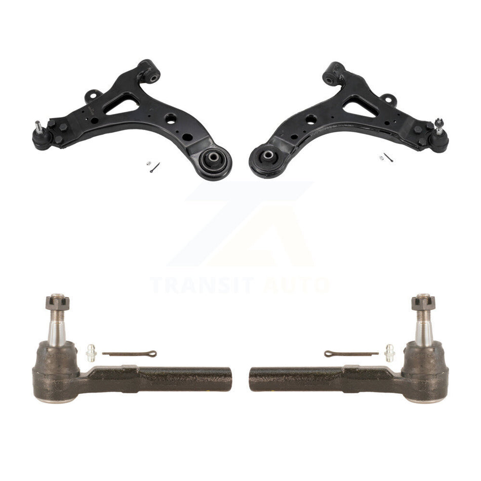 Front Suspension Control Arm Assembly And Tie Rod End Kit For Chevrolet Uplander Pontiac Montana Buick Terraza Saturn Relay Without Sway Bar Mounting Tab KTR-102786