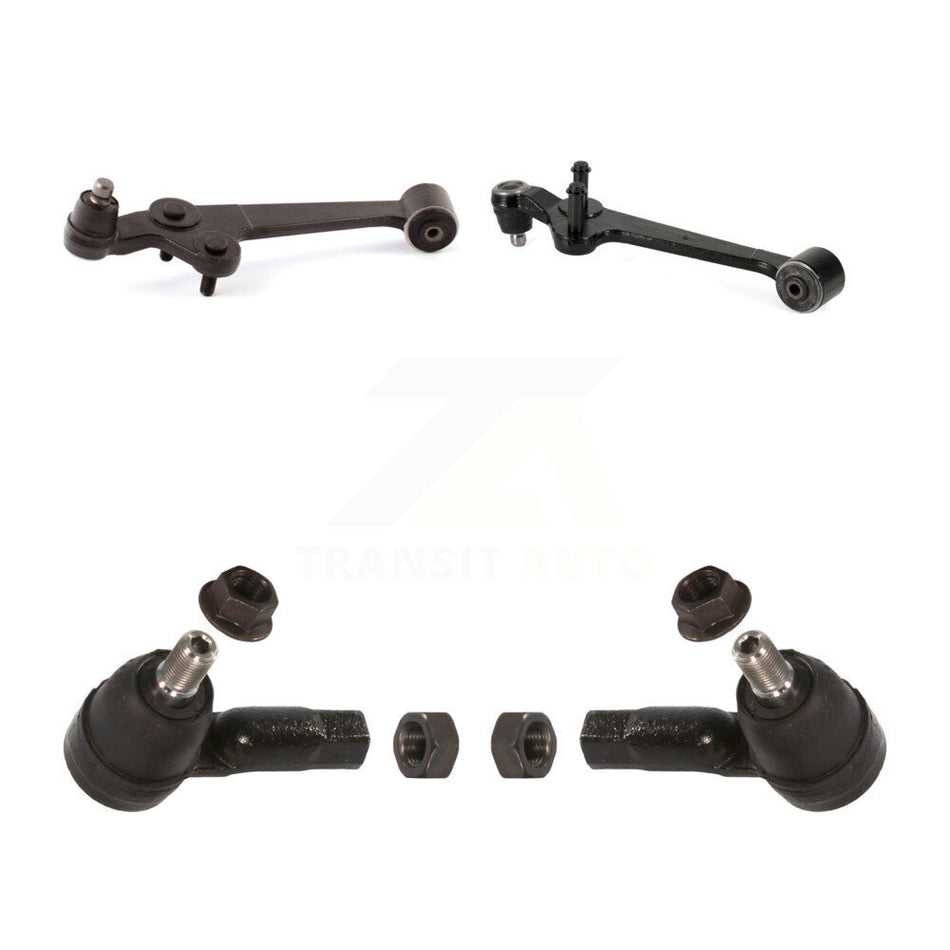 Front Suspension Control Arm Assembly And Tie Rod End Kit For 2003-2005 Kia Rio KTR-102810