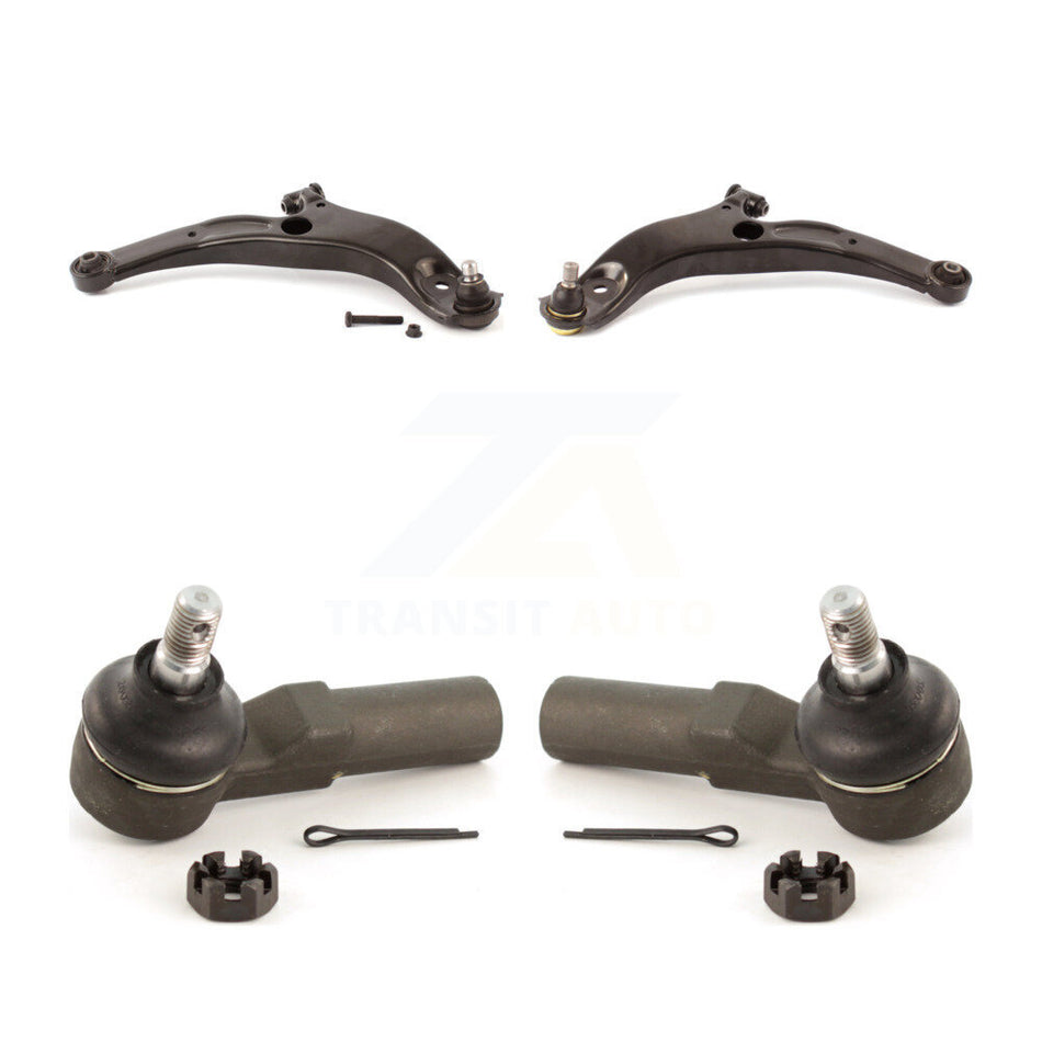 Front Suspension Control Arm Assembly And Tie Rod End Kit For Mazda Protege Protege5 KTR-102837
