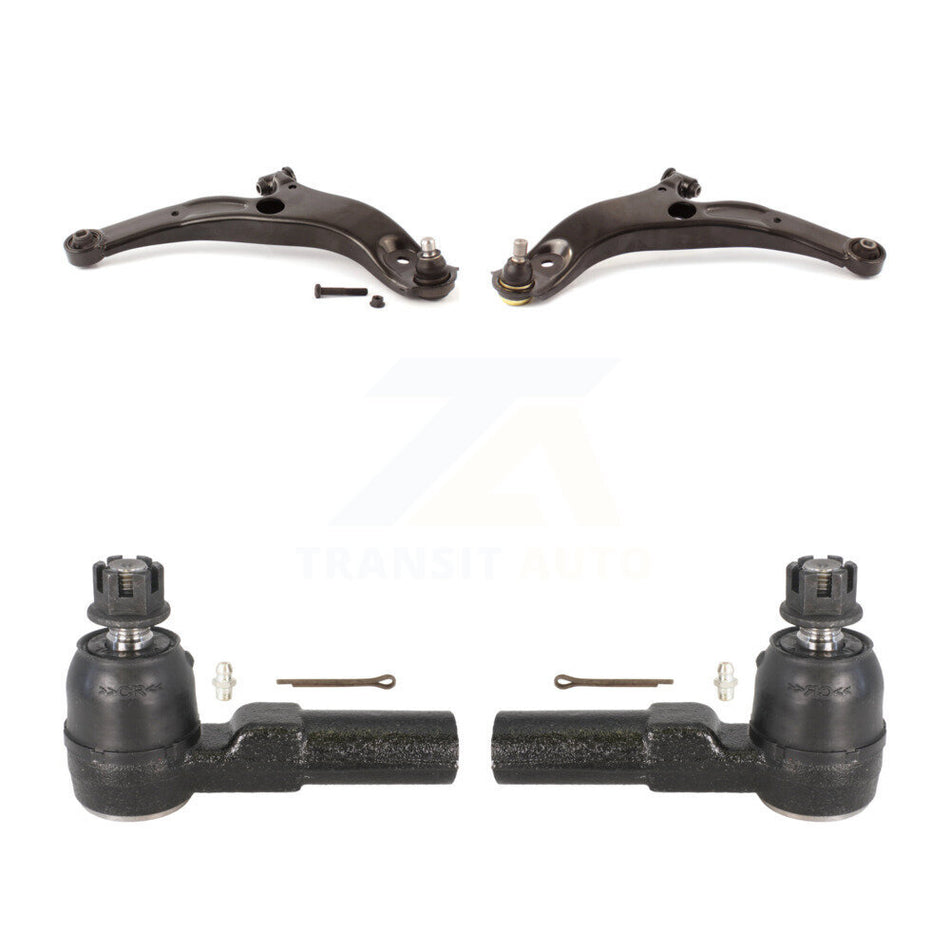 Front Suspension Control Arm Assembly And Tie Rod End Kit For Mazda Protege Protege5 KTR-102837