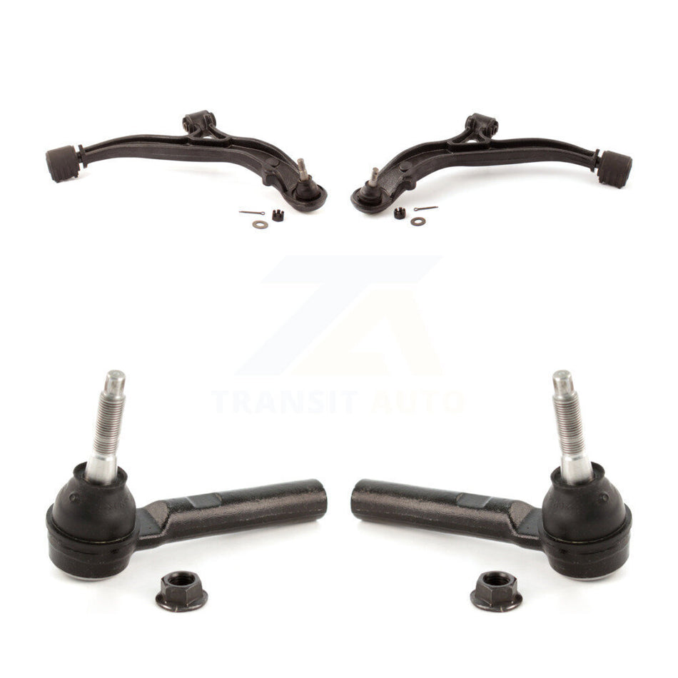 Front Suspension Control Arm Assembly And Tie Rod End Kit For 2005-2007 Dodge Grand Caravan Chrysler Town & Country KTR-102843