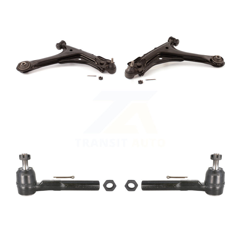 Front Suspension Control Arm Assembly And Tie Rod End Kit For 1995-2005 Chevrolet Cavalier Pontiac Sunfire With FE1 KTR-102847