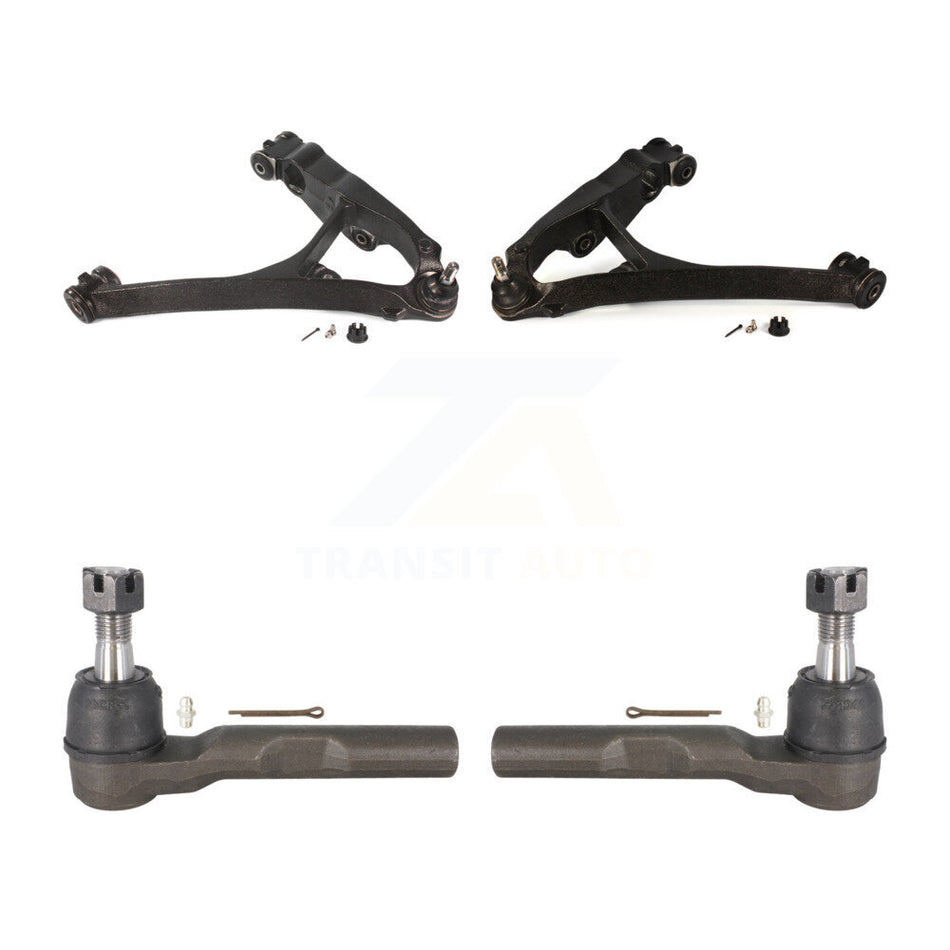 Front Suspension Control Arm Assembly And Tie Rod End Kit For Chevrolet Express 1500 2500 GMC Savana AWD KTR-102868