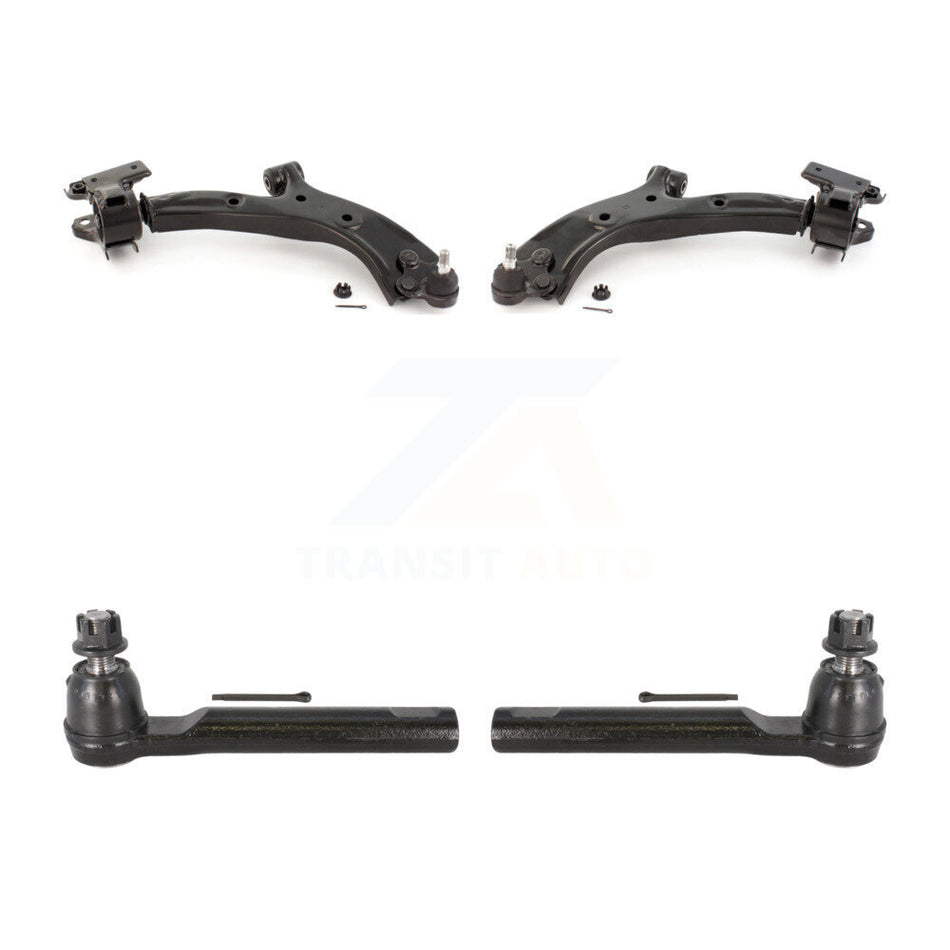 Front Suspension Control Arm Assembly And Tie Rod End Kit For 2007-2011 Honda CR-V Vehicles Manufactured In USA KTR-102872