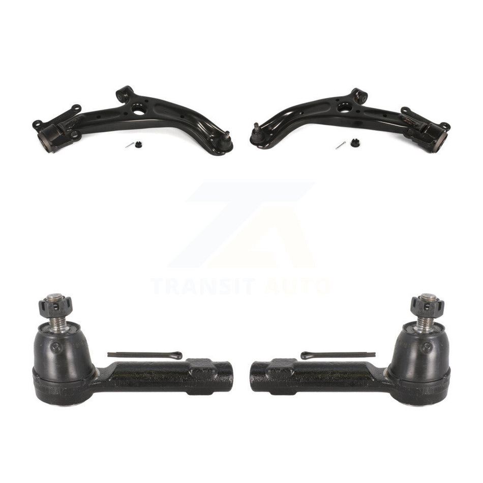 Front Suspension Control Arm Assembly And Tie Rod End Kit For 2007-2008 Honda Fit KTR-102874