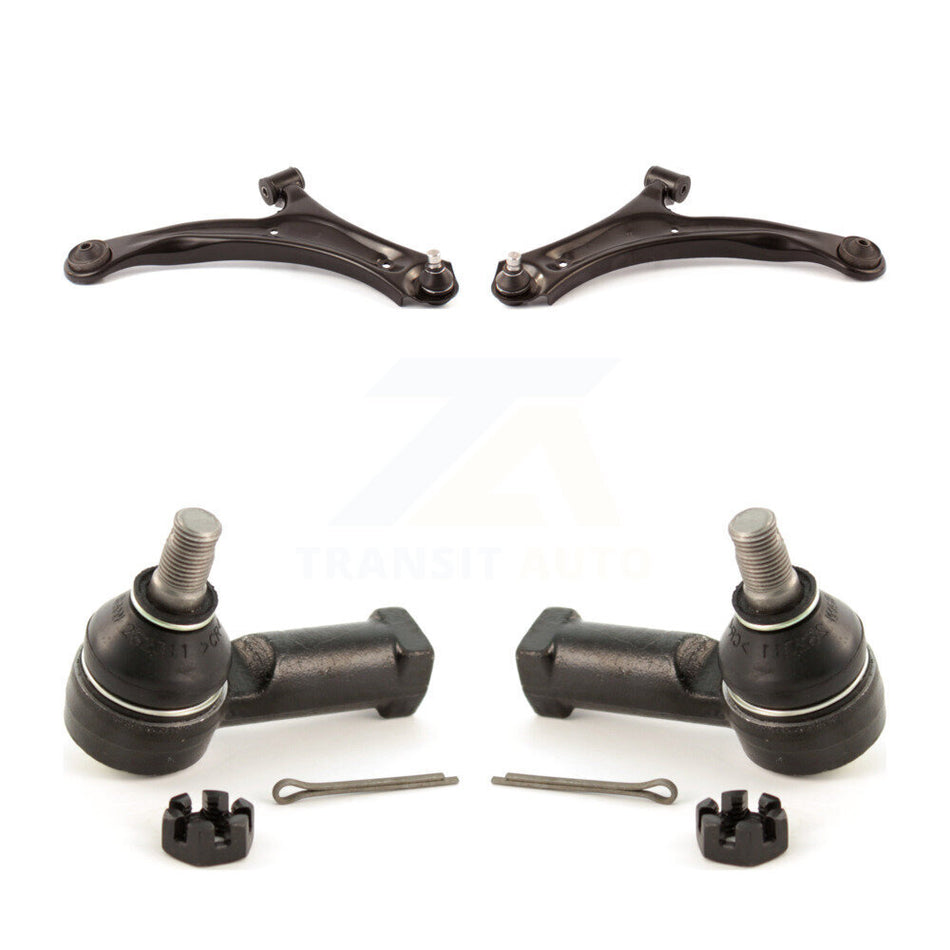 Front Suspension Control Arm Assembly And Tie Rod End Kit For 2004-2007 Suzuki Aerio KTR-102898