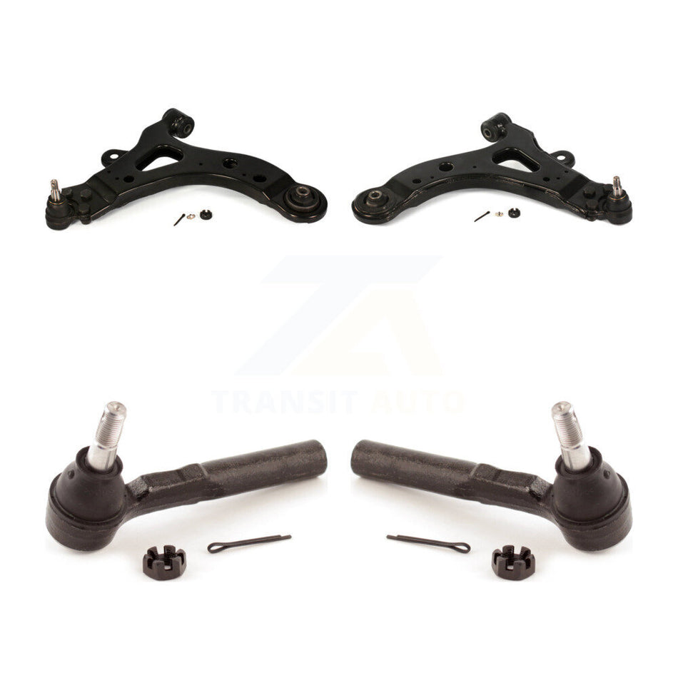 Front Suspension Control Arm Assembly And Tie Rod End Kit For Buick Rendezvous Chevrolet Uplander Pontiac Aztek Montana Terraza Saturn Relay KTR-102899