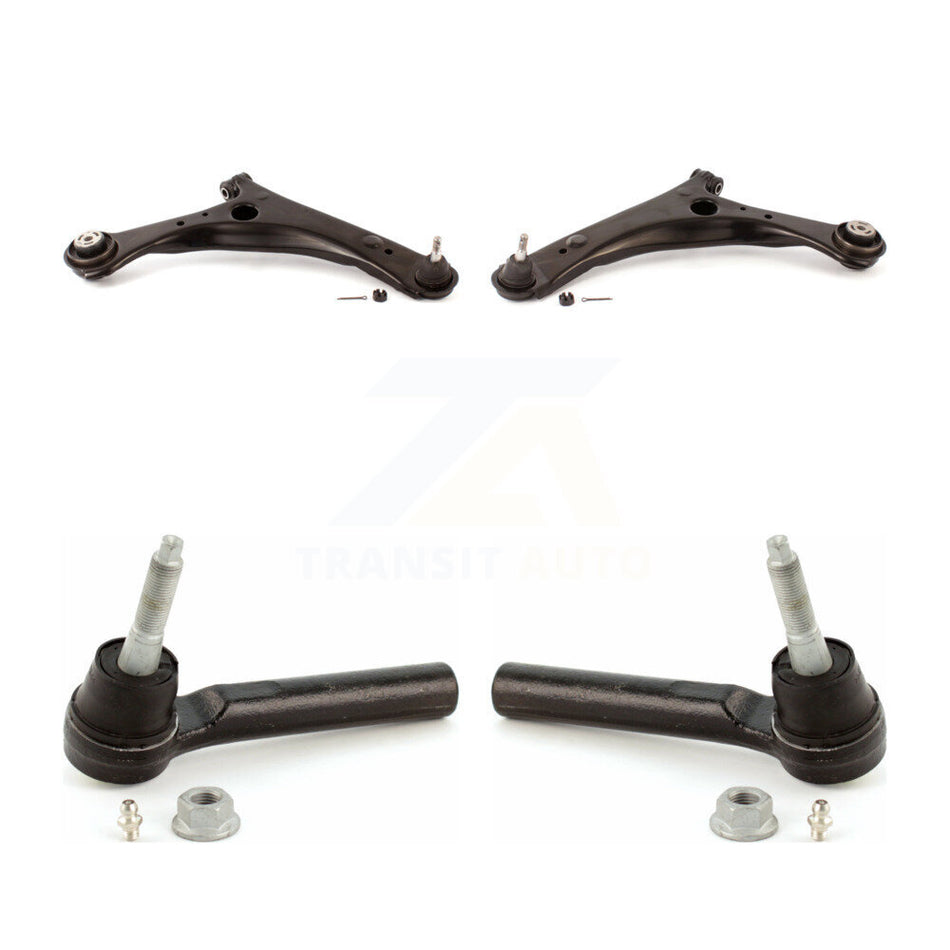Front Suspension Control Arm Assembly And Tie Rod End Kit For Dodge Grand Caravan Chrysler Town & Country Volkswagen Routan Ram C/V KTR-102907