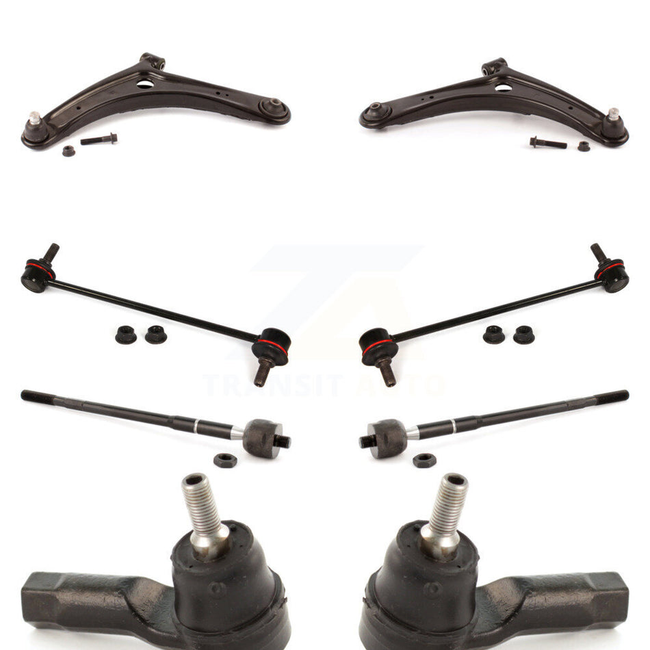 Front Control Arm & Ball Joint Tie Rod End Link Kit (8Pc) For Mitsubishi Lancer Outlander KTR-102945