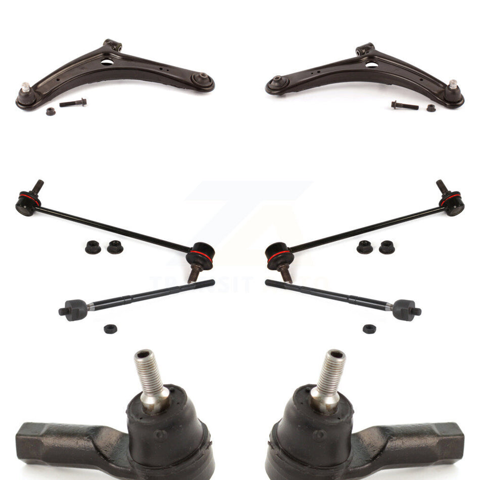Front Arm Ball Joint Tie Rod End Link Kit (8Pc) For Mitsubishi RVR Outlander Lancer PHEV KTR-102946