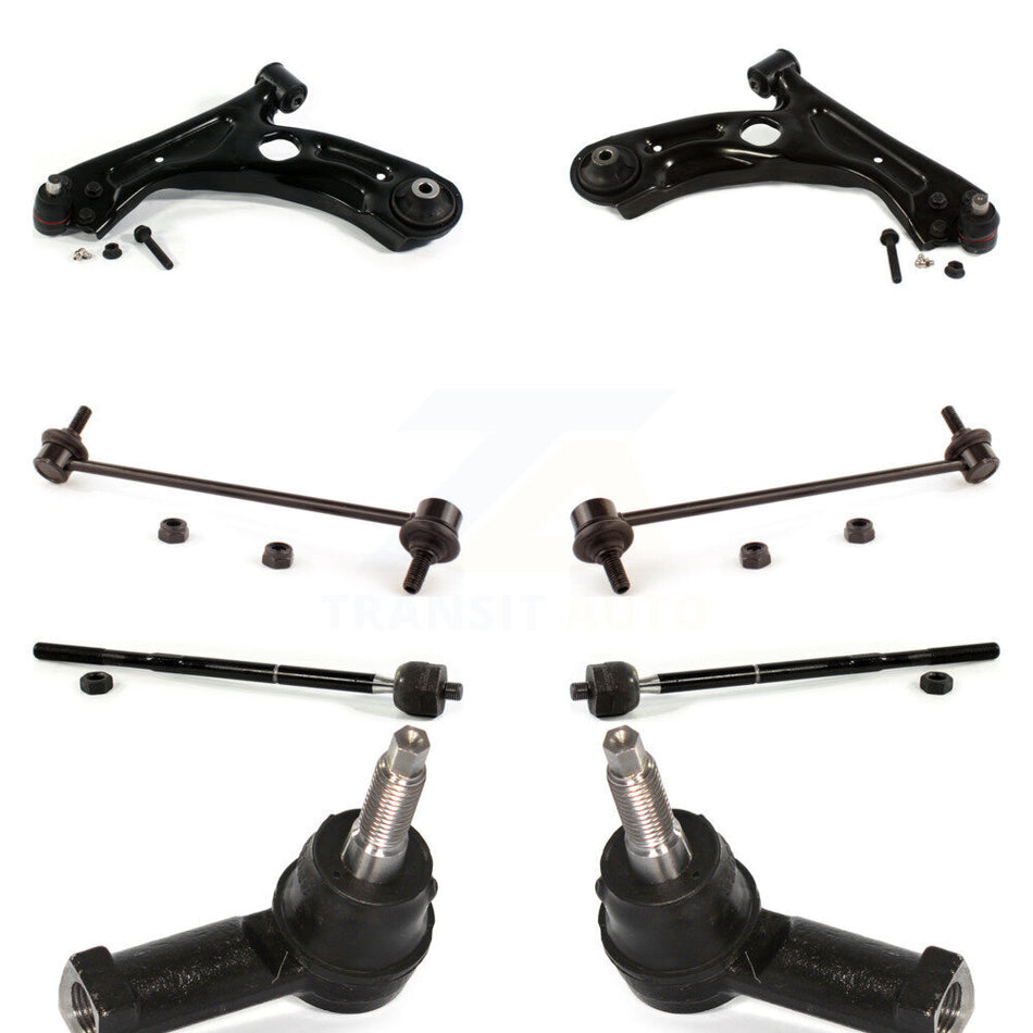 Front Suspension Control Arm And Ball Joint Assembly Steering Tie Rod End Stabilizer Bar Link Kit (8Pc) For Chevrolet Sonic KTR-102947