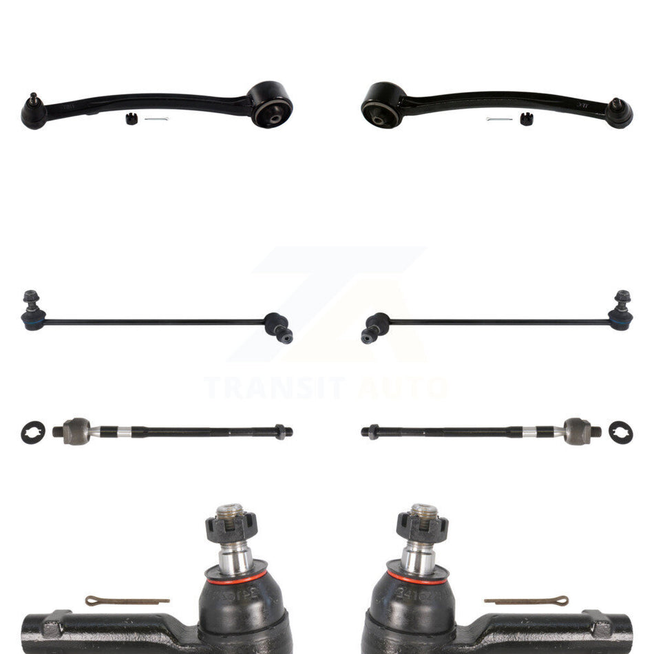 Front Control Arm And Ball Joint Tie Rod End Bar Link Kit (8Pc) For Hyundai Genesis Coupe KTR-102968