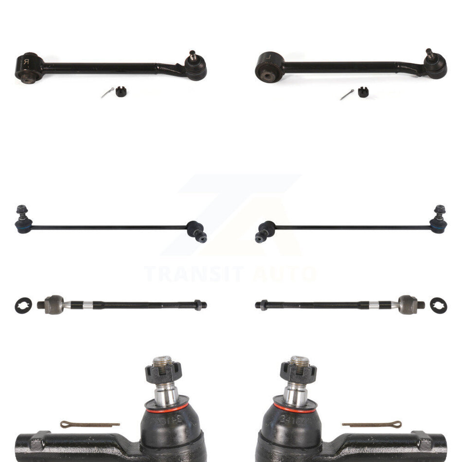 Front Control Arm And Ball Joint Tie Rod End Bar Link Kit (8Pc) For Hyundai Genesis Coupe KTR-102972