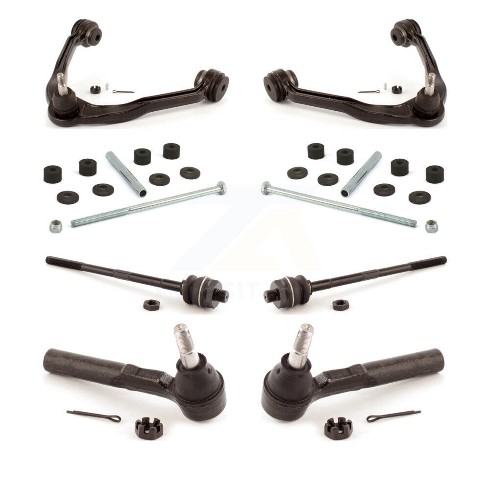 Front Control Arm Ball Joint Tie Rod End Link Kit For Chevrolet Silverado 1500 GMC Sierra KTR-102978