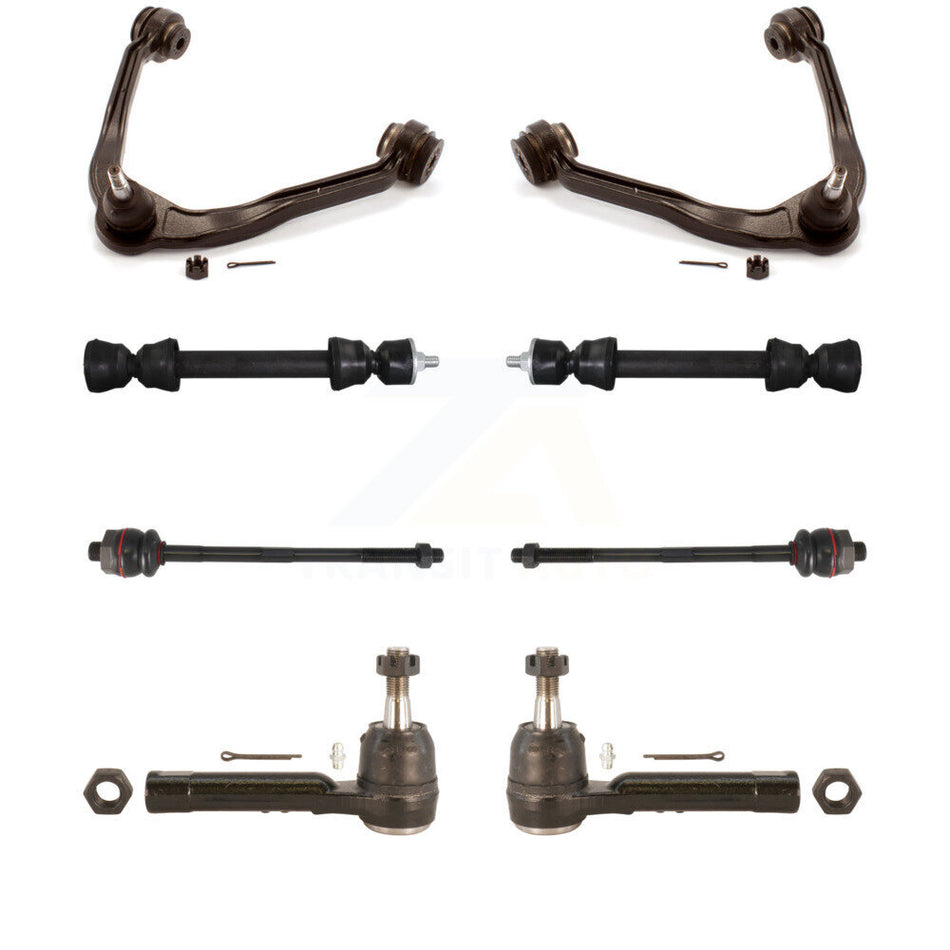 Front Suspension Control Arm & Ball Joint Assembly Steering Tie Rod End Link Kit For Chevrolet Silverado 1500 GMC Tahoe Sierra Suburban Yukon Avalanche XL Cadillac Classic Escalade ESV EXT KTR-102987