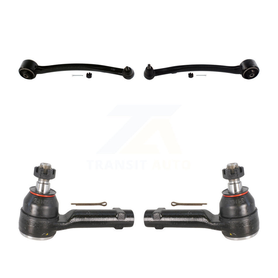 Front Suspension Control Arm Assembly And Tie Rod End Kit For 2010-2015 Hyundai Genesis Coupe KTR-103106