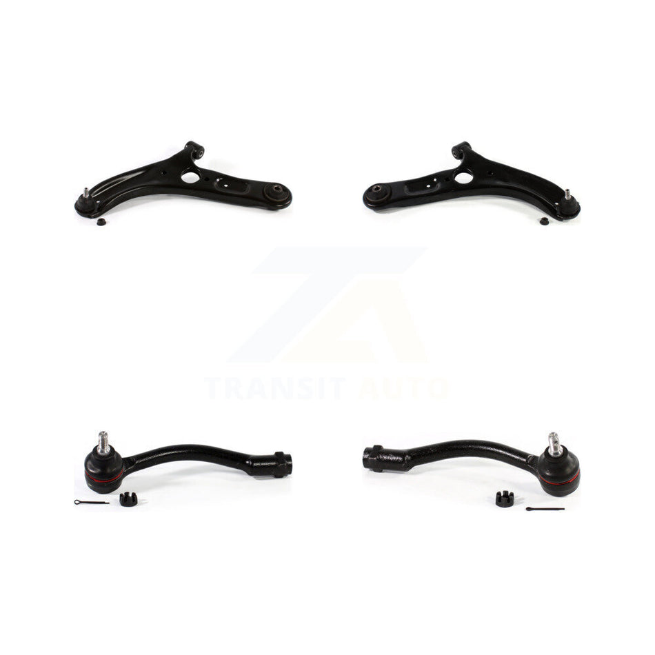 Front Suspension Control Arm Assembly And Tie Rod End Kit For Kia Forte Forte5 Koup KTR-103110