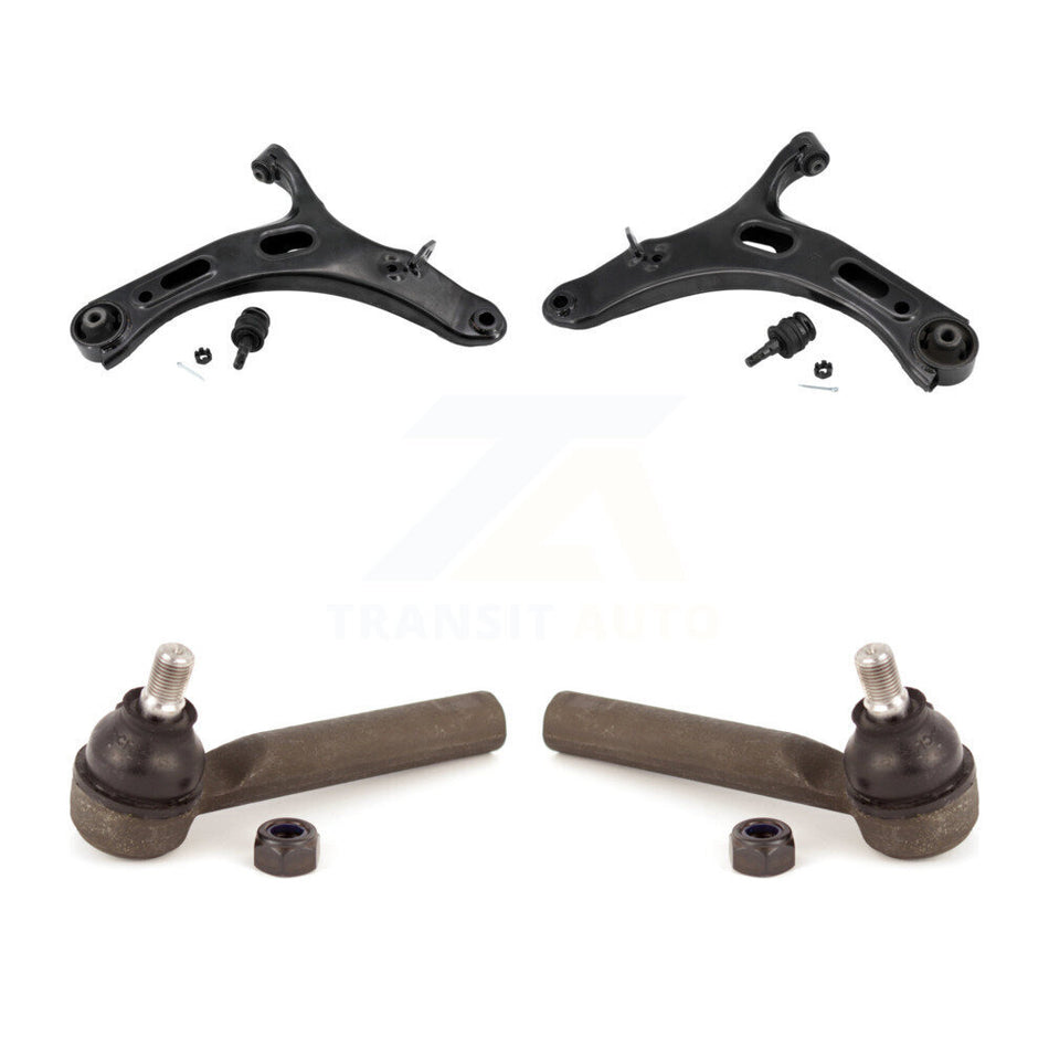 Front Suspension Control Arm And Tie Rod End Kit For 2010-2014 Subaru Outback Legacy KTR-103126