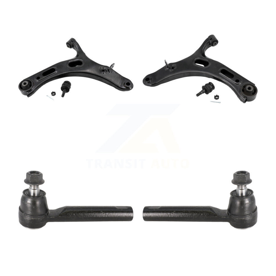 Front Suspension Control Arm And Tie Rod End Kit For 2010-2014 Subaru Outback Legacy KTR-103132