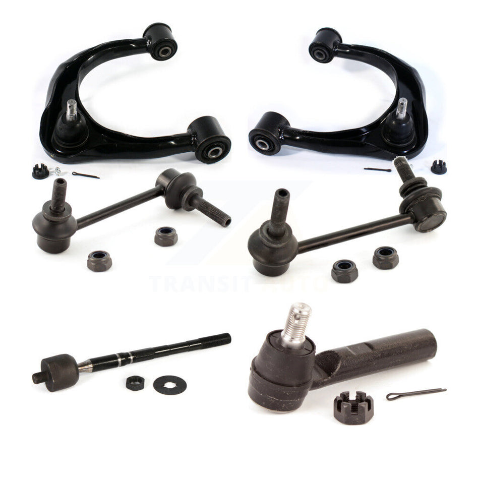 Front Suspension Control Arm And Ball Joint Assembly Steering Tie Rod End Stabilizer Bar Link Kit (6Pc) For Toyota Tacoma KTR-103199