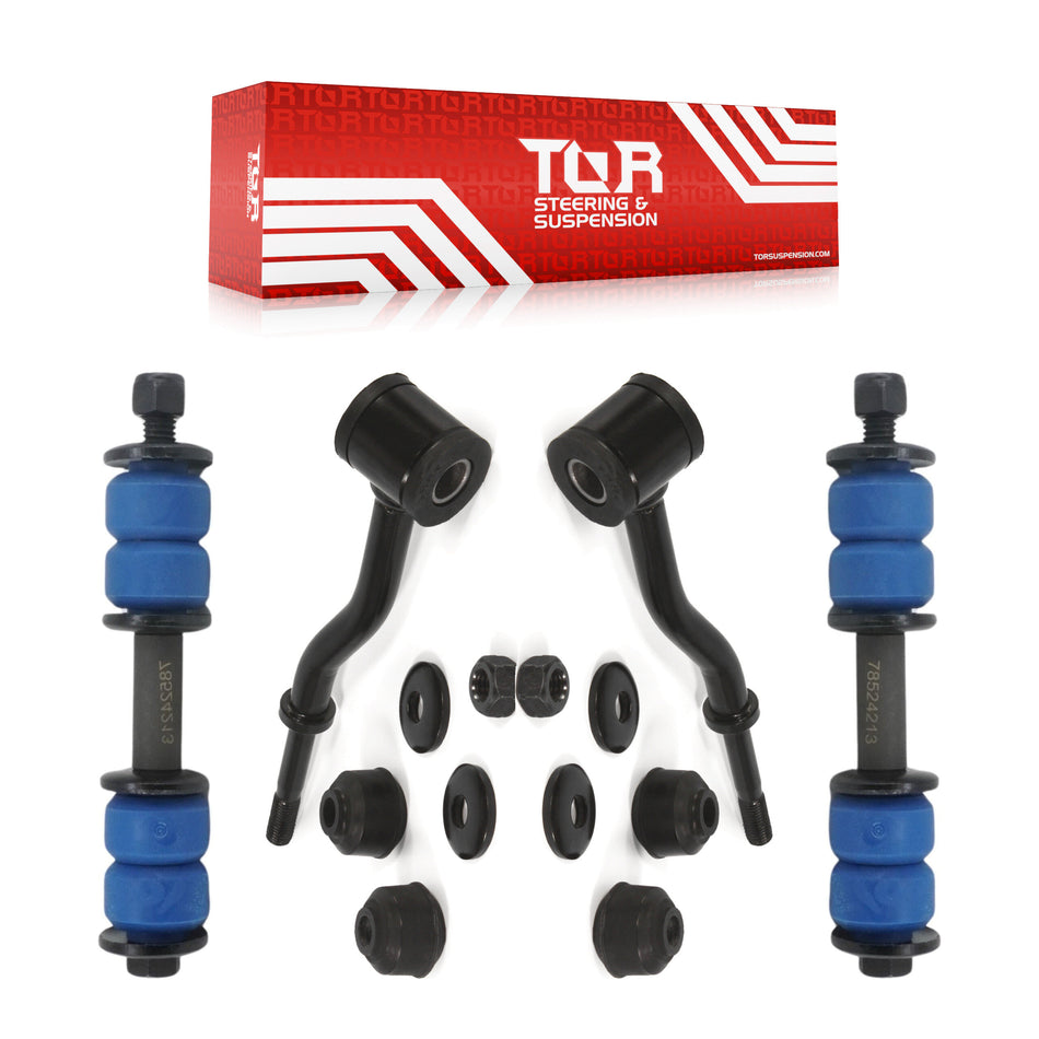 Front Rear Suspension Stabilizer Bar Link Kit For Jeep Grand Cherokee Wagoneer KTR-103276