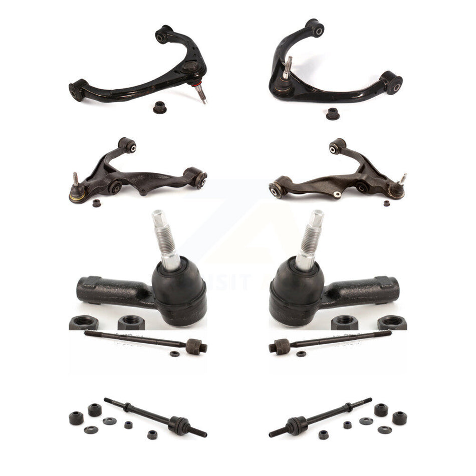 Front Control Arms Assembly And Lower Ball Joints Tie Rods Link Sway Bar Suspension Kit (10Pc) For Ram 1500 Dodge 4WD KTR-103518