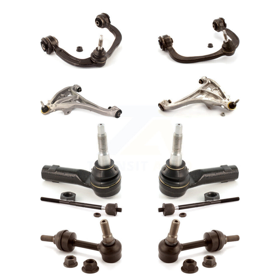 Front Control Arms Assembly And Lower Ball Joints Tie Rods Link Sway Bar Suspension Kit (10Pc) For Ford F-150 RWD KTR-103524
