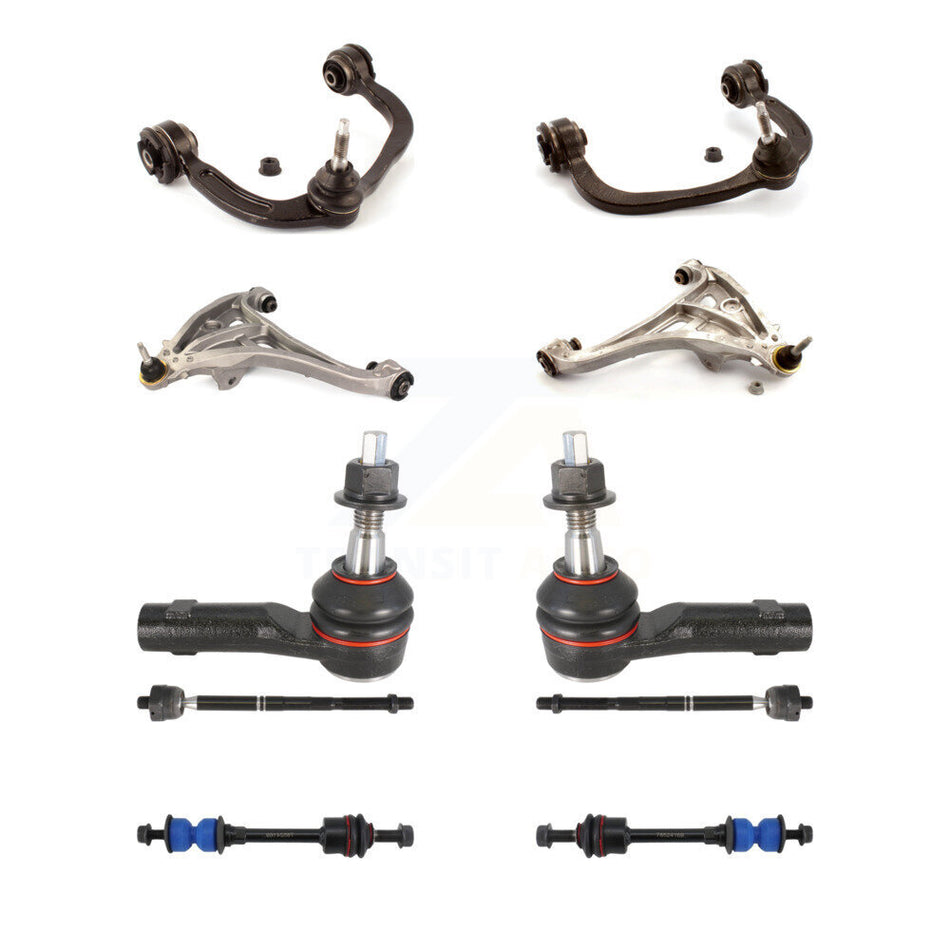 Front Control Arms Assembly And Lower Ball Joints Tie Rods Link Sway Bar Suspension Kit (10Pc) For Ford F-150 Lincoln Mark LT 4WD KTR-103527