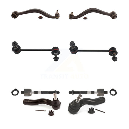Front Control Arm & Ball Joint Tie Rod End Link Kit (8Pc) For Ford Fusion Mazda 6 Lincoln KTR-103706