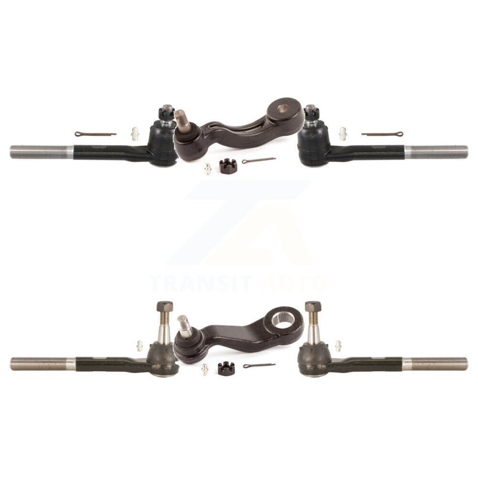 Front Steering Tie Rod End Ball Joints Idler Arm Pitman Kit For Chevrolet K1500 GMC Tahoe K2500 Suburban K3500 Yukon Cadillac Escalade Blazer Without Frame Bracket KTR-103955