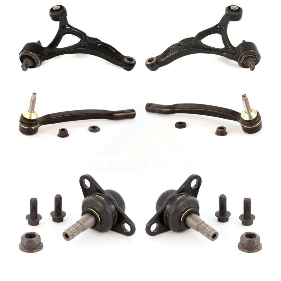 Front Suspension Control Arm With Tie Rod End And Ball Joint Kit (6Pc) For 2003-2014 Volvo XC90 KTR-104013