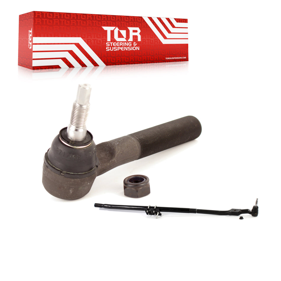 Front Steering Tie Rod End Kit For 2008 Dodge Ram 1500 4WD With 8 Lug Wheels Tampered Hole Mounted Damper 6.10" Length KTR-104091