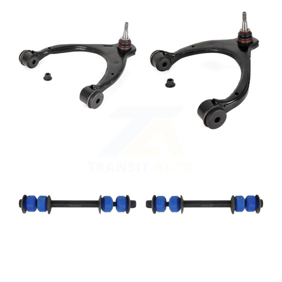 Front Suspension Control Arm & Ball Joint Assembly Link Kit For Chevrolet Silverado 1500 GMC Sierra Tahoe Yukon Cadillac XL Suburban Escalade ESV LD Limited With Aluminum Steering Knuckles KTR-104106