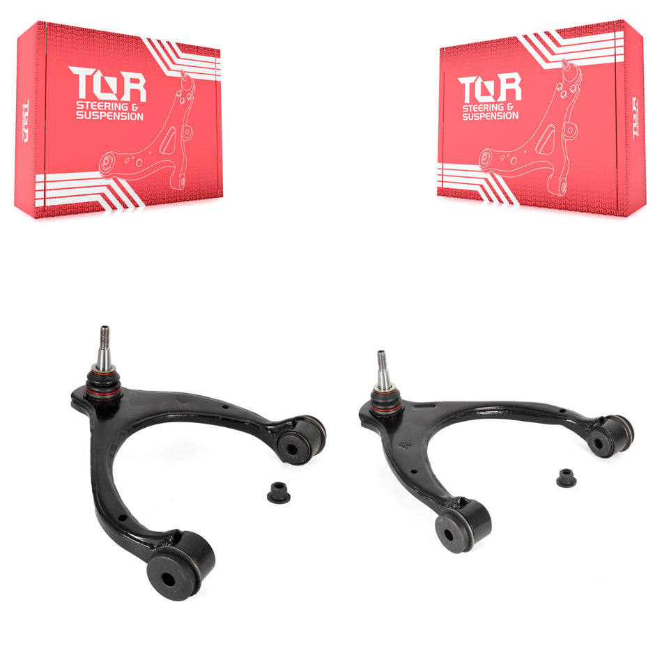 Front Suspension Control Arm And Ball Joint Assembly Kit For Chevrolet Silverado 1500 GMC Sierra Tahoe Suburban Yukon Cadillac XL Escalade ESV LD Limited With Aluminum Steering Knuckles KTR-104133