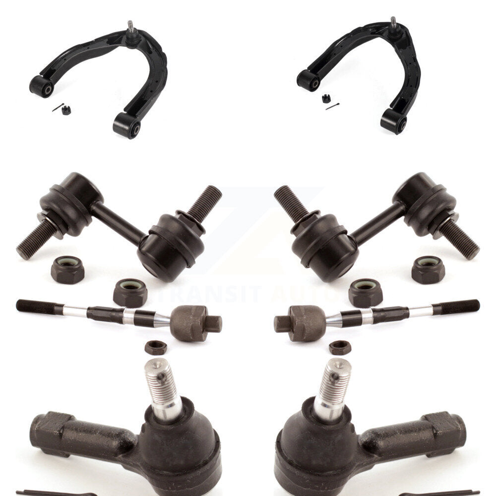 Front Control Arm And Ball Joint Tie Rod End Link Kit (8Pc) For Nissan Pathfinder Armada KTR-104140