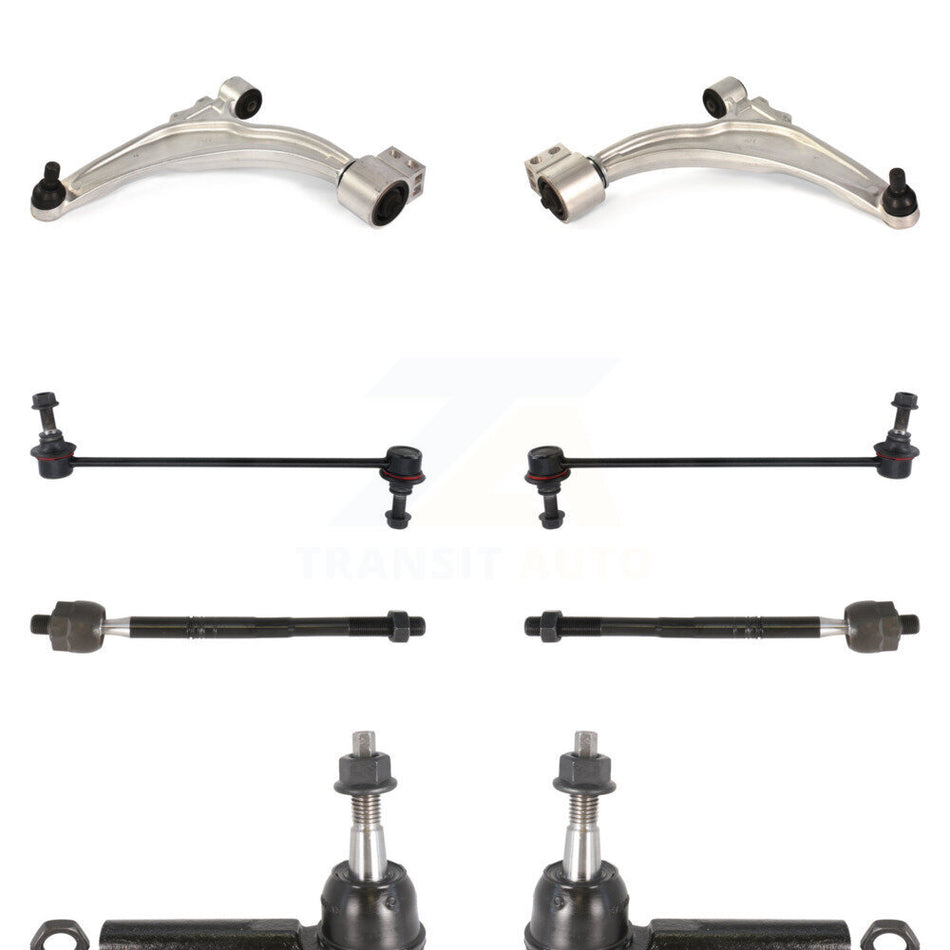 Front Suspension Control Arm And Ball Joint Assembly Steering Tie Rod End Stabilizer Bar Link Kit (8Pc) For Chevrolet Cruze Buick Verano Limited Volt KTR-104145