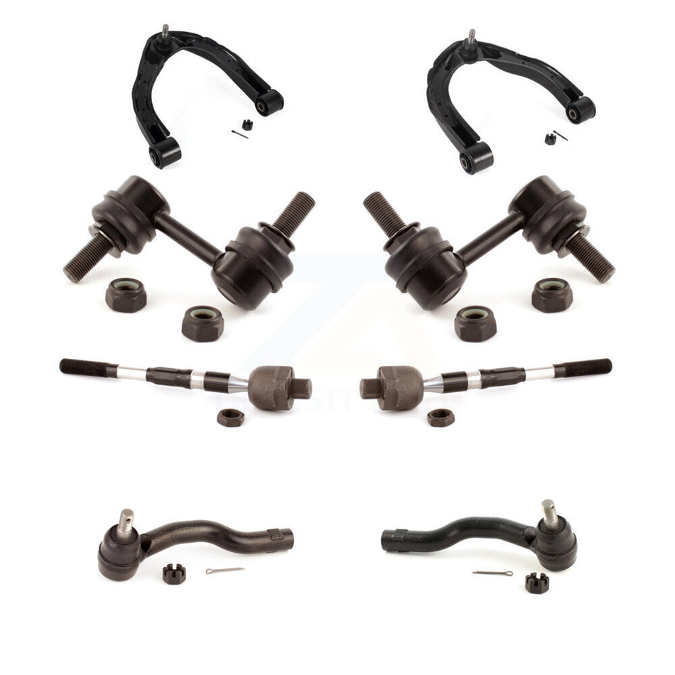 Front Control Arm Ball Joint Tie Rod End Link Kit (8Pc) For Nissan TITAN Armada INFINITI KTR-104147
